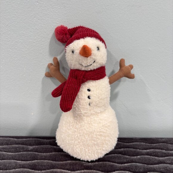 RARE Jellycat Teddy Snowman BNWT - Picture 3 of 7